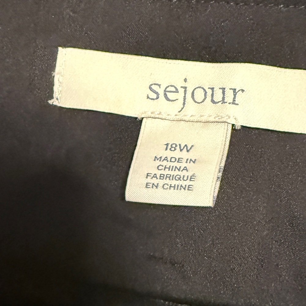 Sejour Black and Multicolor Patterned Midi Dress - Picture 3 of 5